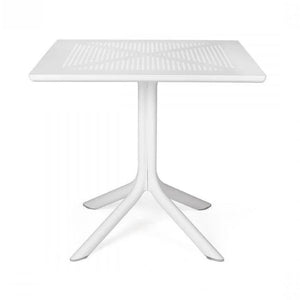   Perforated Square 4-Spoke Outdoor Dining Table | Oroa.com