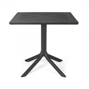   Perforated Square 4-Spoke Outdoor Dining Table | Oroa.com