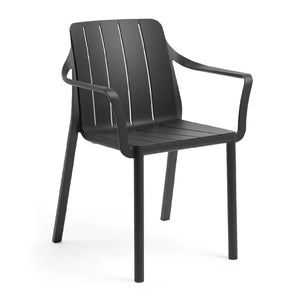   Slatted Outdoor Monobloc Armchair | Oroa.com