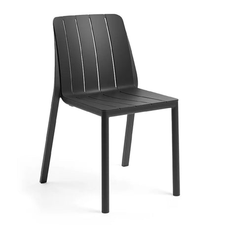   Slatted Outdoor Monobloc Chair | Oroa.com