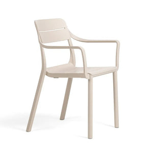   Fiberglass Outdoor Monobloc Dining Armchair | Oroa.com