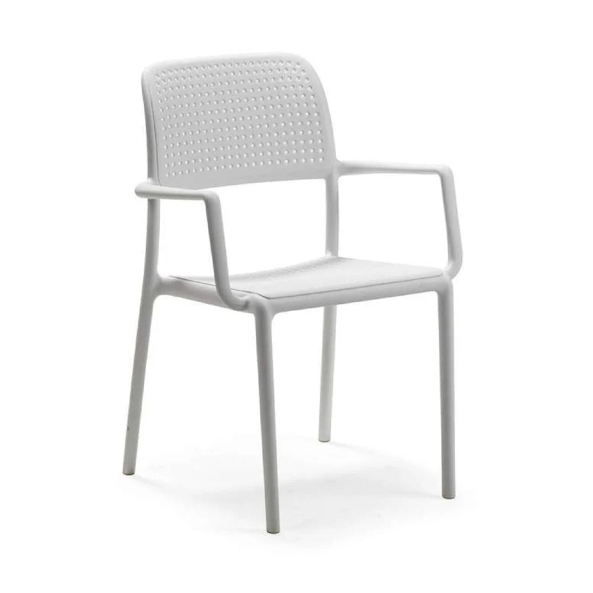   Perforated Fiberglass Outdoor Dining Armchair | Oroa.com