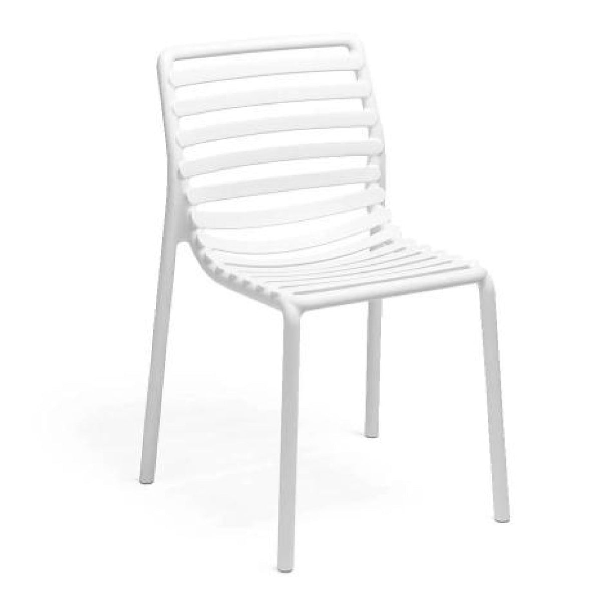   Slatted Outdoor Monobloc Dining Chair | Oroa.com