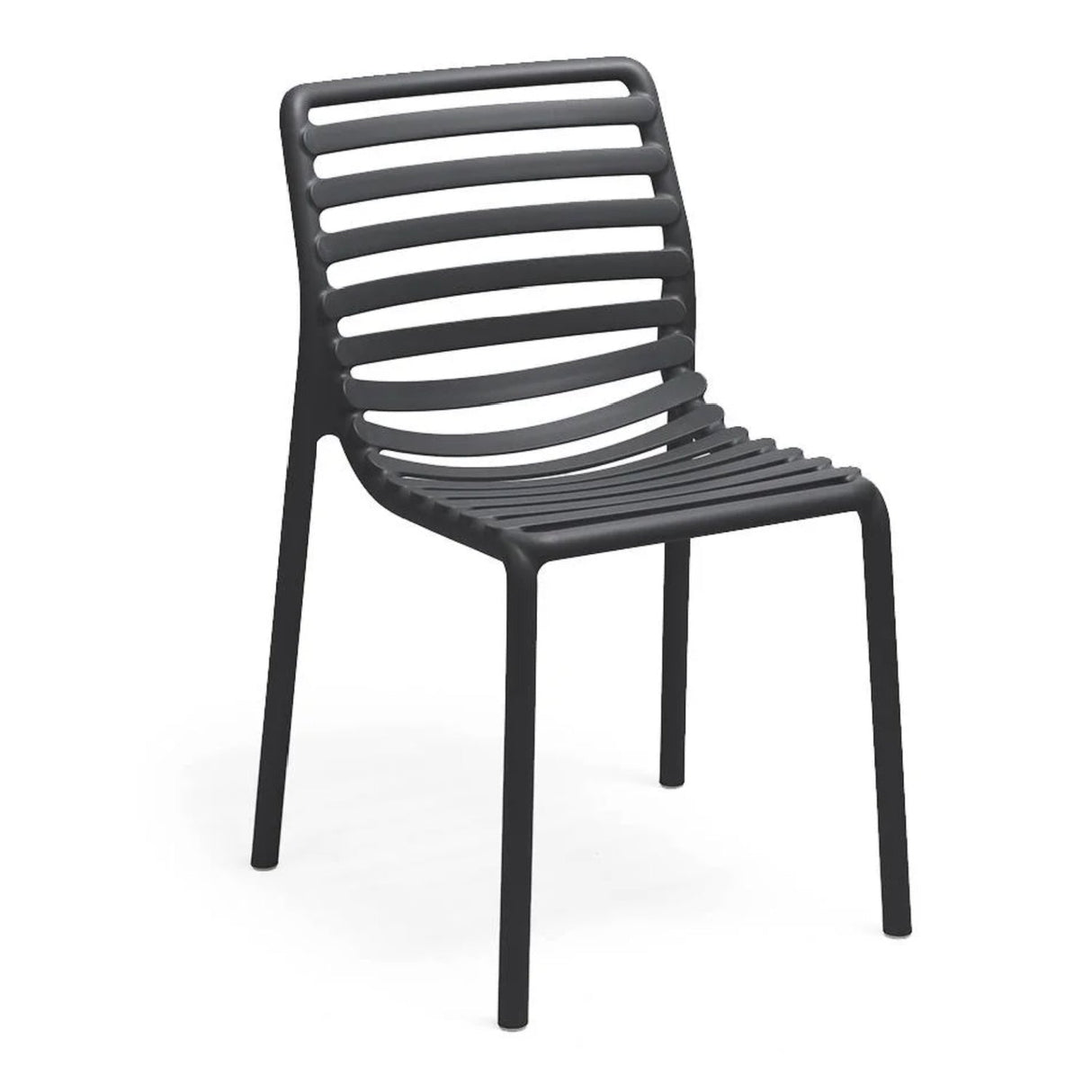   Slatted Outdoor Monobloc Dining Chair | Oroa.com