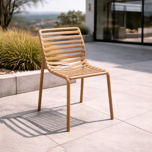   Slatted Outdoor Monobloc Dining Chair | Oroa.com