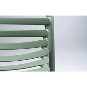   Slatted Outdoor Monobloc Dining Chair | Oroa.com