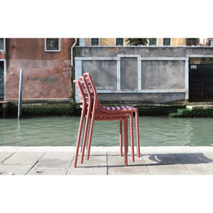   Slatted Outdoor Monobloc Dining Chair | Oroa.com