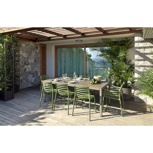  Slatted Outdoor Monobloc Dining Chair | Oroa.com