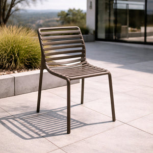   Slatted Outdoor Monobloc Dining Chair | Oroa.com