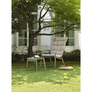   Square Perforated Reclining Outdoor Armchair | Oroa.com