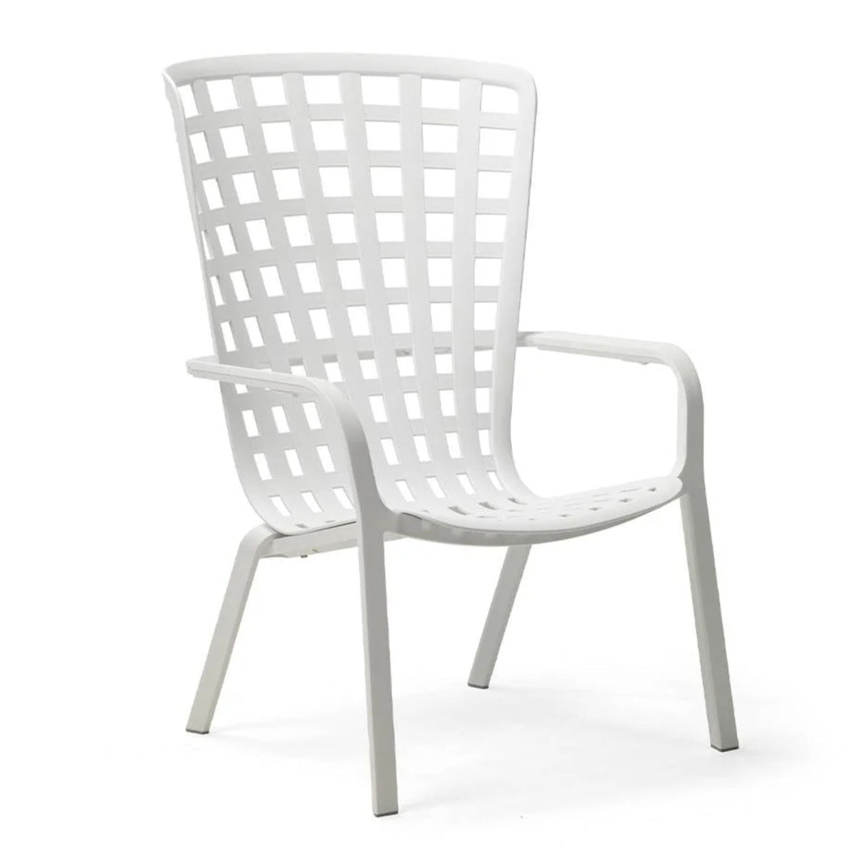   Square Perforated Reclining Outdoor Armchair | Oroa.com