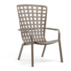   Square Perforated Reclining Outdoor Armchair | Oroa.com