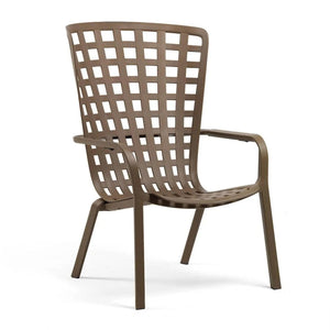  Square Perforated Reclining Outdoor Armchair | Oroa.com