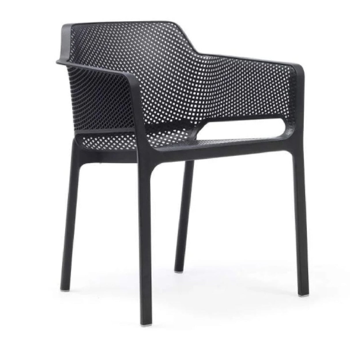   Square Perforated Outdoor Dining Armchair | Oroa.com