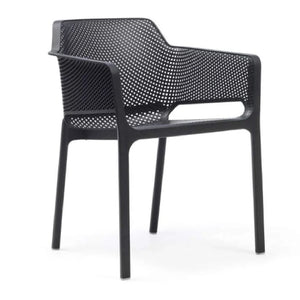   Square Perforated Outdoor Dining Armchair | Oroa.com