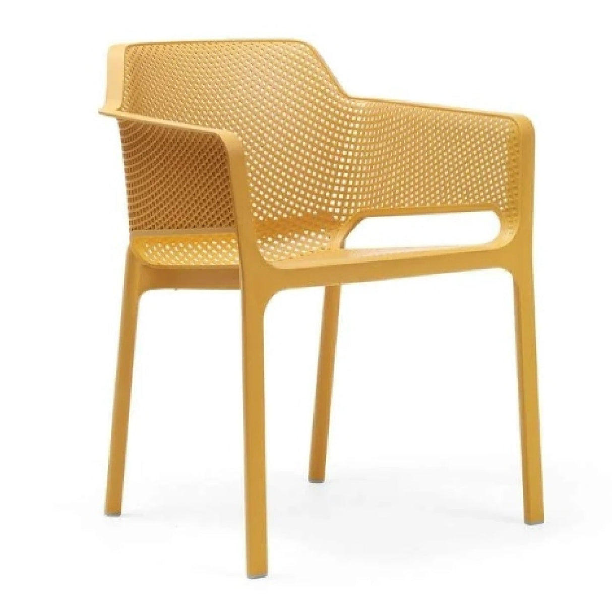   Square Perforated Outdoor Dining Armchair | Oroa.com