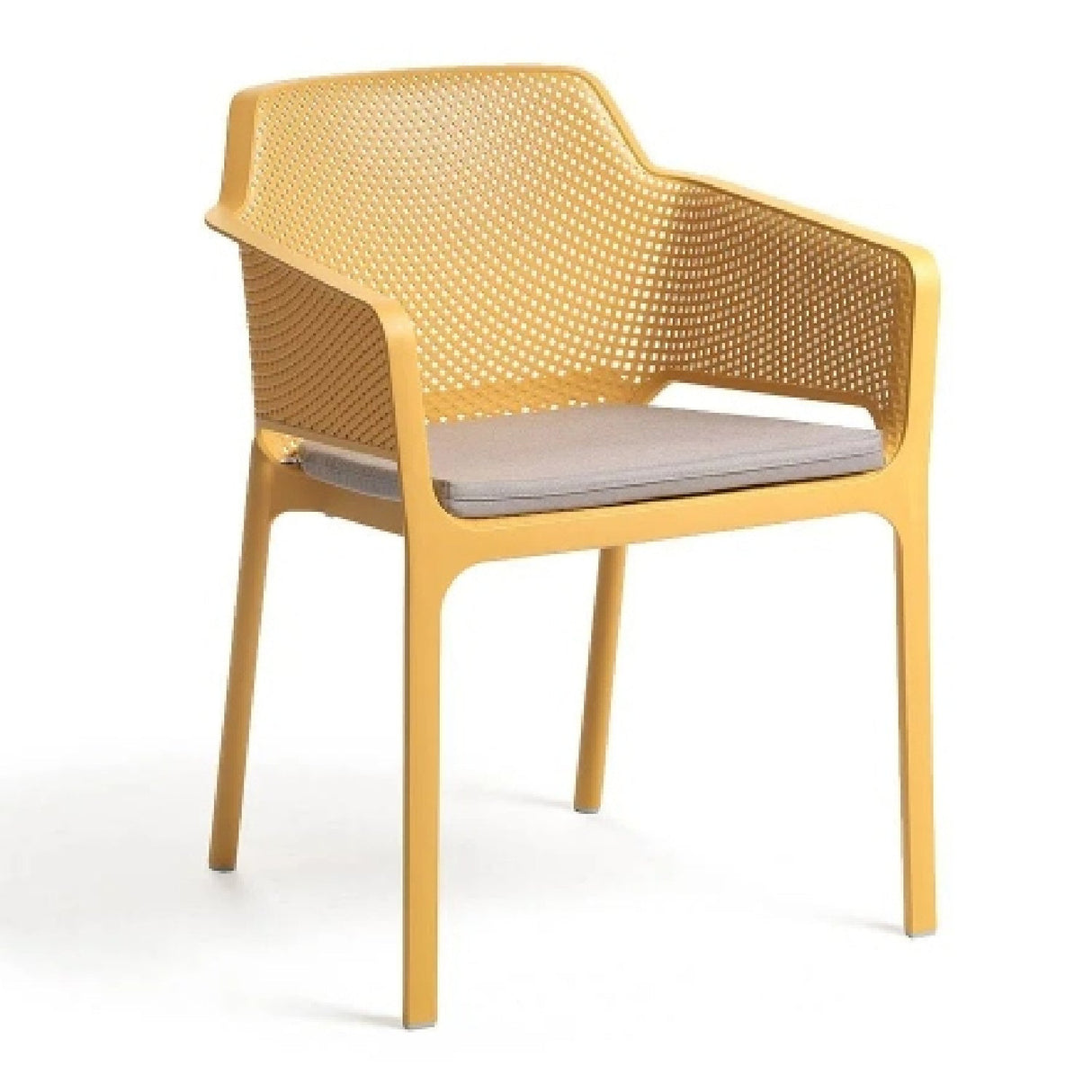   Square Perforated Outdoor Dining Armchair | Oroa.com