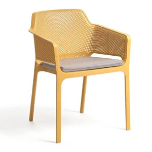   Square Perforated Outdoor Dining Armchair | Oroa.com