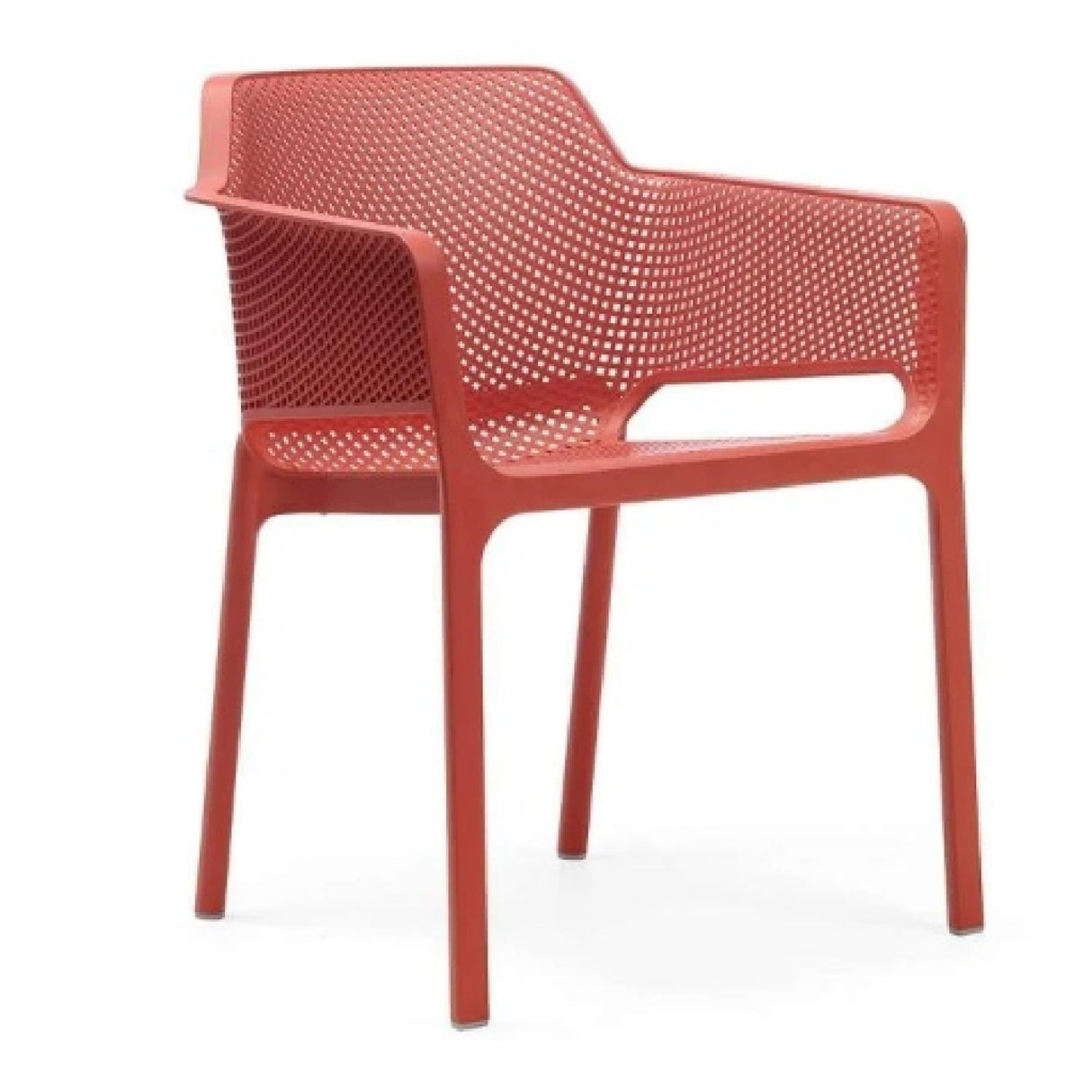   Square Perforated Outdoor Dining Armchair | Oroa.com