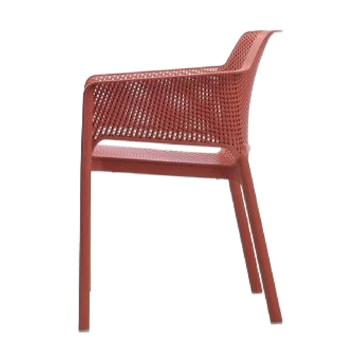   Square Perforated Outdoor Dining Armchair | Oroa.com