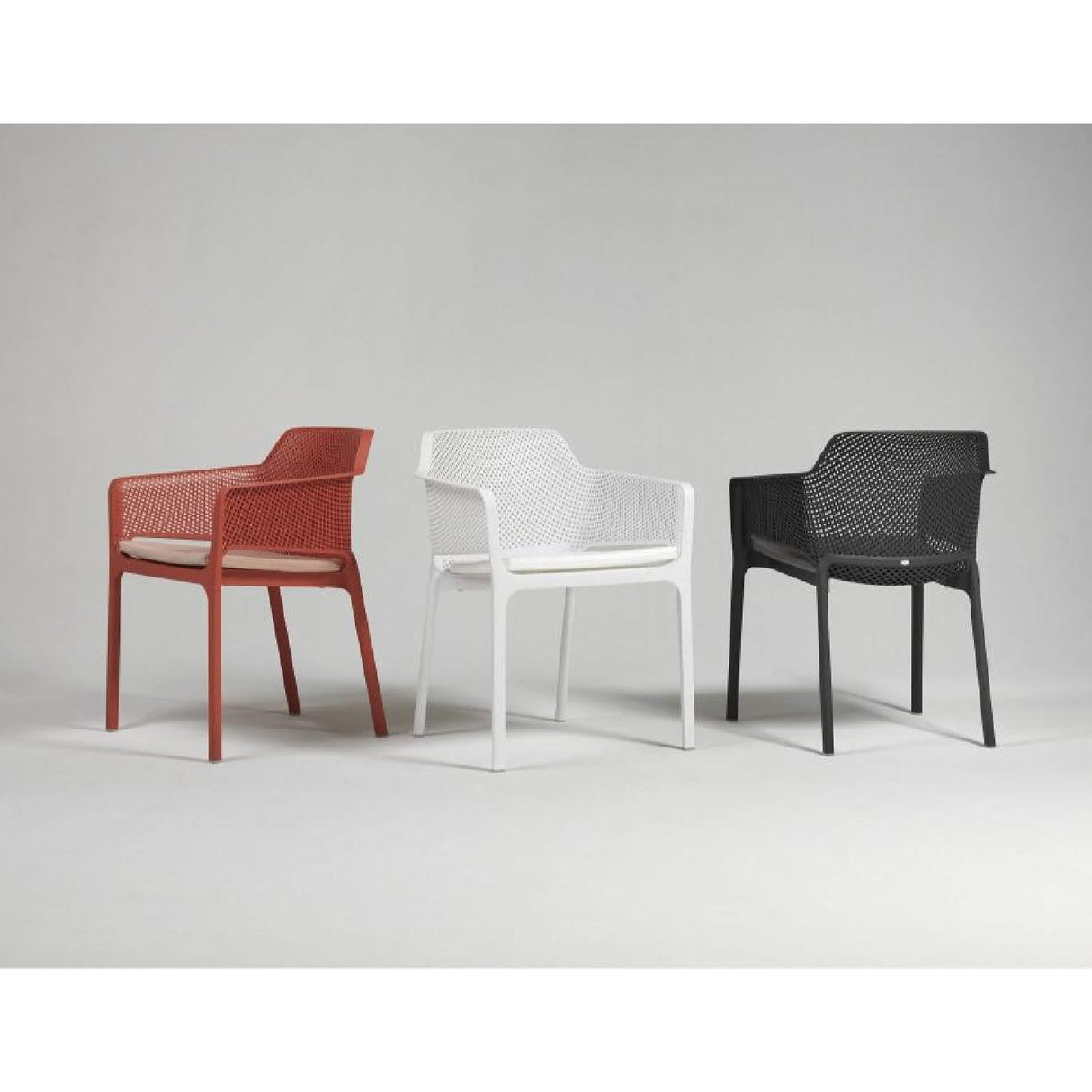   Square Perforated Outdoor Dining Armchair | Oroa.com