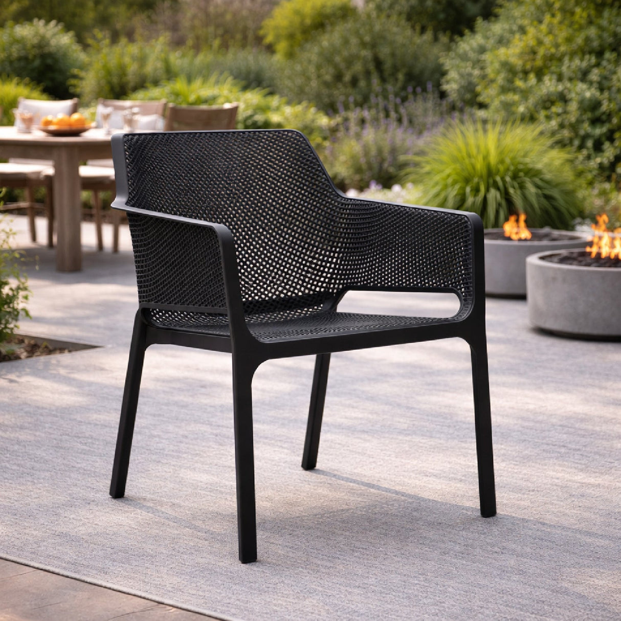   Outdoor Perforated Cushioned Armchair | Oroa.com