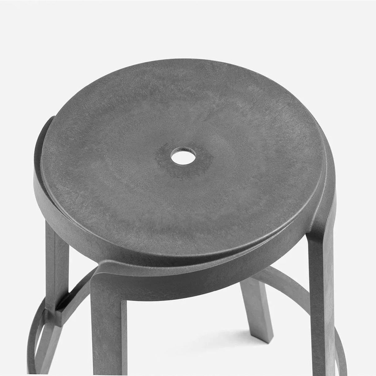   Regenerated Fiberglass Outdoor High Stool | Oroa.com