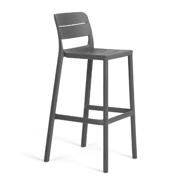 Regenerated Fiberglass Outdoor Bar Stool | Nardi Cassia | OROA.com