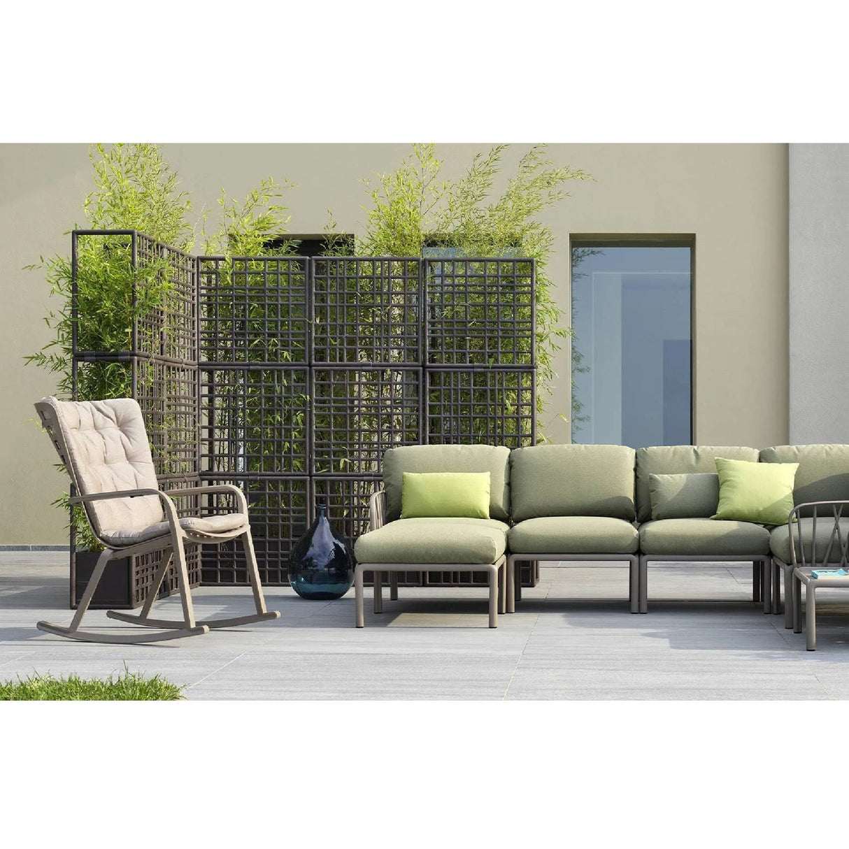   Regenerated Fiberglass Outdoor Wall Partition | Oroa.com