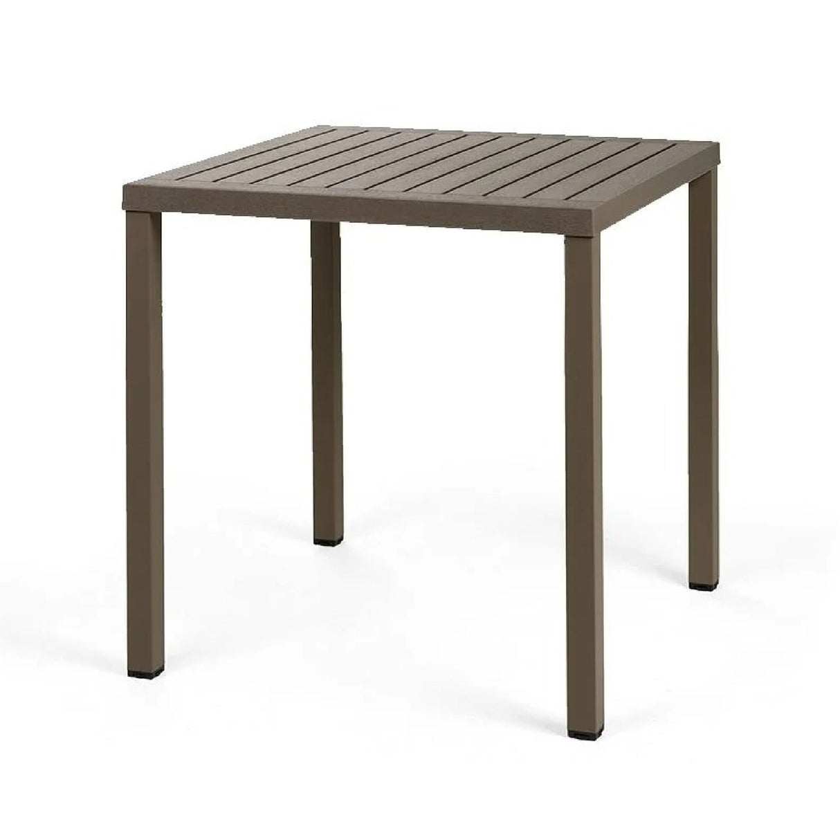   Square Slatted Outdoor Dining Table | Oroa.com