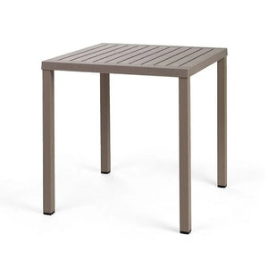   Square Slatted Outdoor Dining Table | Oroa.com