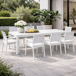   Aluminum Framed Extendible Outdoor Dining Table | Oroa.com