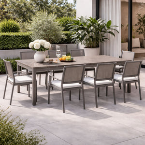   Aluminum Framed Extendible Outdoor Dining Table | Oroa.com