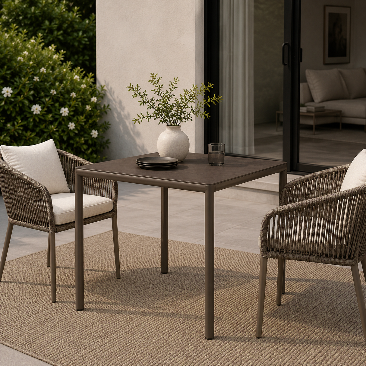   Aluminum Adjustable Outdoor Dining Table | Oroa.com