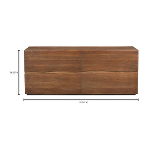   Modern European furniture - Live-Edge Acacia 4-Drawer Dresser - www.oroa.com | Oroa.com