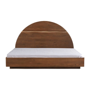   Modern European furniture - Arched Acacia Wood Bed - www.oroa.com | Oroa.com