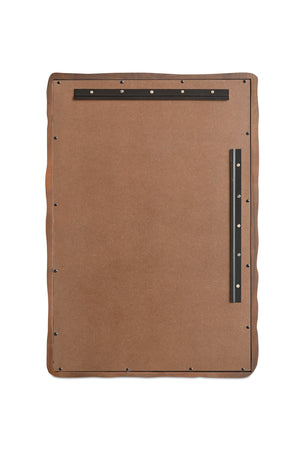   Modern European furniture - Brown Acacia Wood Mirror - www.oroa.com | Oroa.com