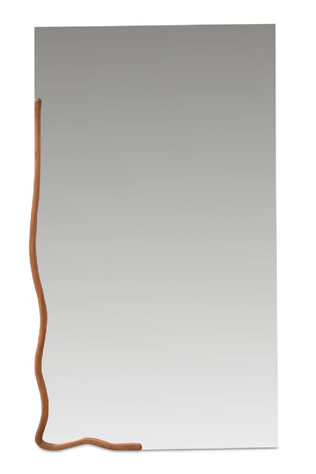   Modern European furniture - Acacia Squiggle Mirror L - www.oroa.com | Oroa.com