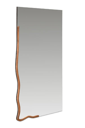   Modern European furniture - Acacia Squiggle Mirror L - www.oroa.com | Oroa.com