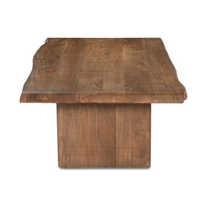   Modern European furniture - Brown Acacia Wood Coffee Table - www.oroa.com | Oroa.com