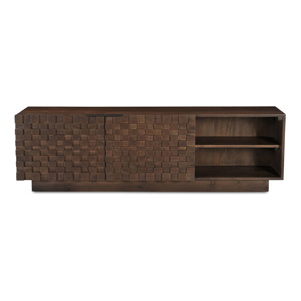   Modern European furniture - Acacia 2-Door Media Cabinet - www.oroa.com | Oroa.com