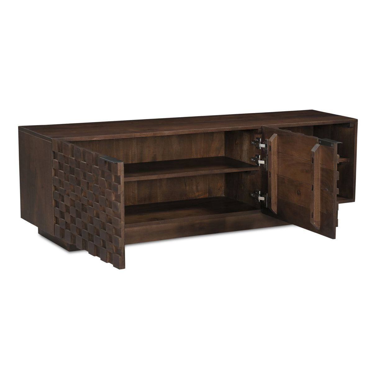   Modern European furniture - Acacia 2-Door Media Cabinet - www.oroa.com | Oroa.com