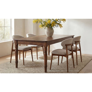   Modern European furniture - Brown Acacia Dining Table - www.oroa.com | Oroa.com