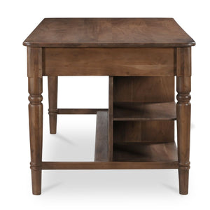   Modern European furniture - Acacia 3-Drawer Kitchen Island - www.oroa.com | Oroa.com