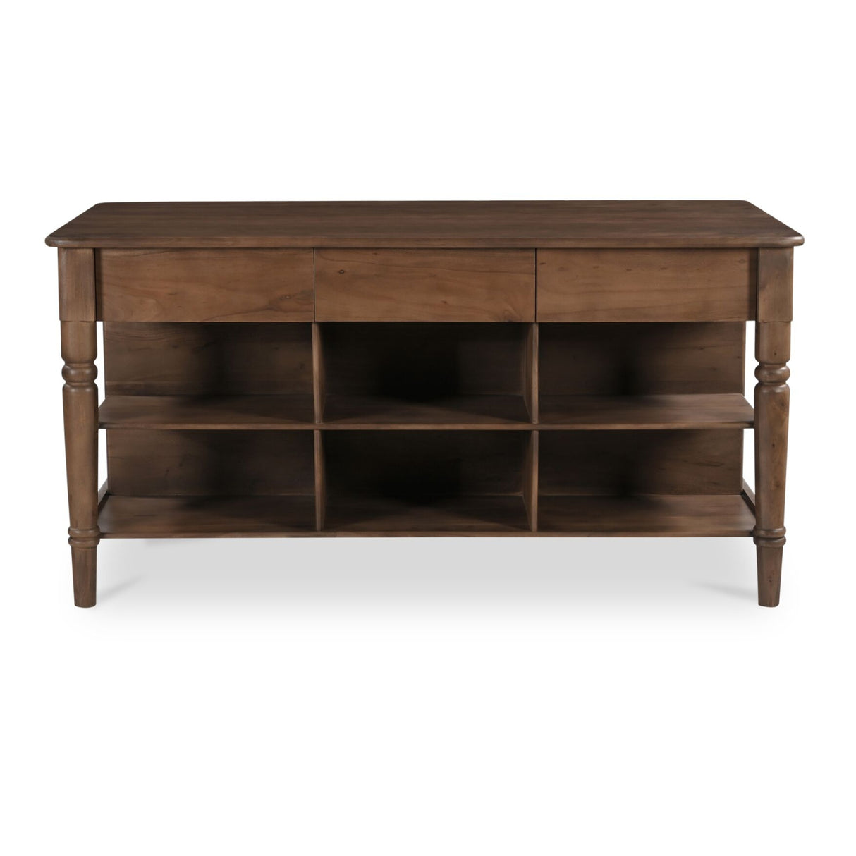   Modern European furniture - Acacia 3-Drawer Kitchen Island - www.oroa.com | Oroa.com