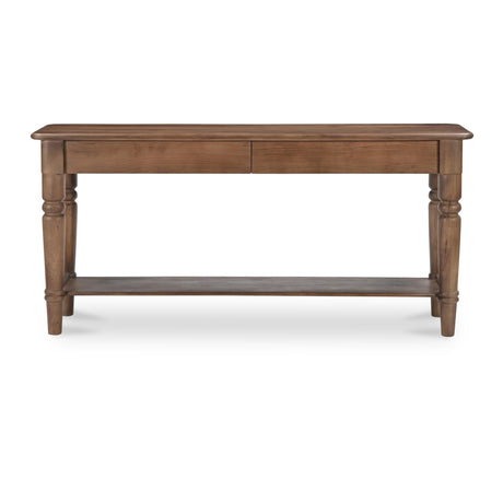   Modern European furniture - 2-Drawer Acacia Console Table - www.oroa.com | Oroa.com