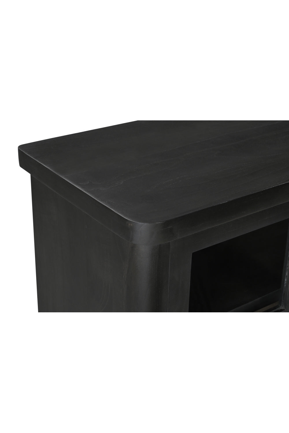   Modern European furniture - Black 4-Sliding Door Sideboard - www.oroa.com | Oroa.com