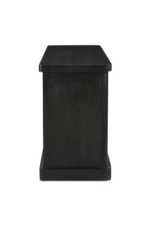   Modern European furniture - Black 4-Sliding Door Sideboard - www.oroa.com | Oroa.com