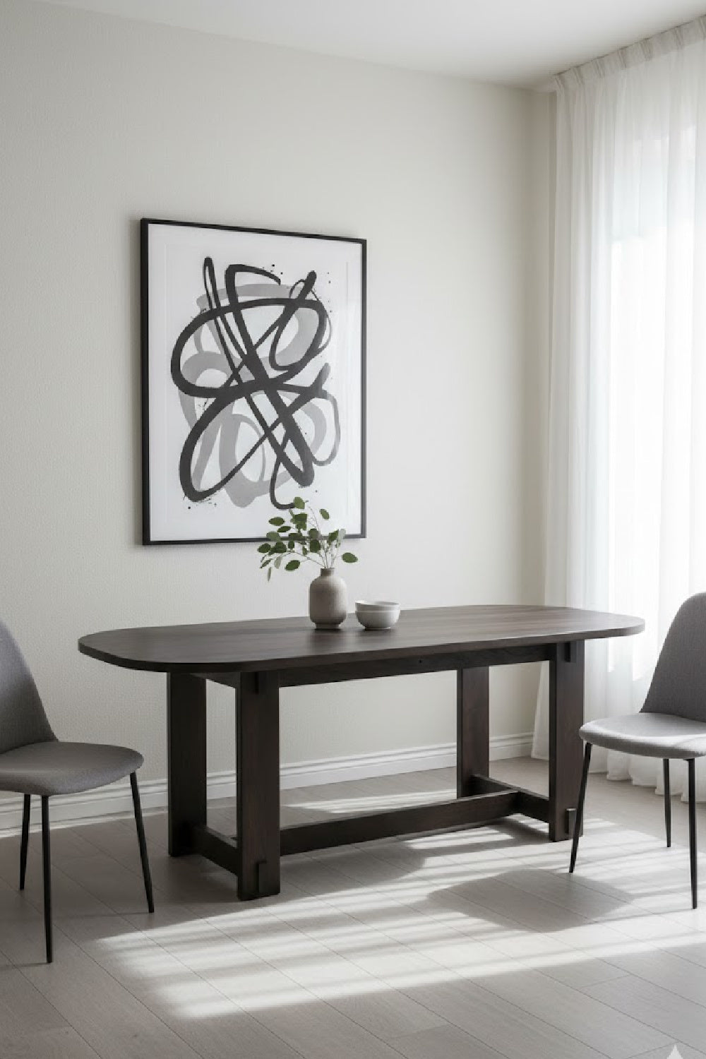   Modern European furniture - Solid Need Wood Dining Table - www.oroa.com | Oroa.com