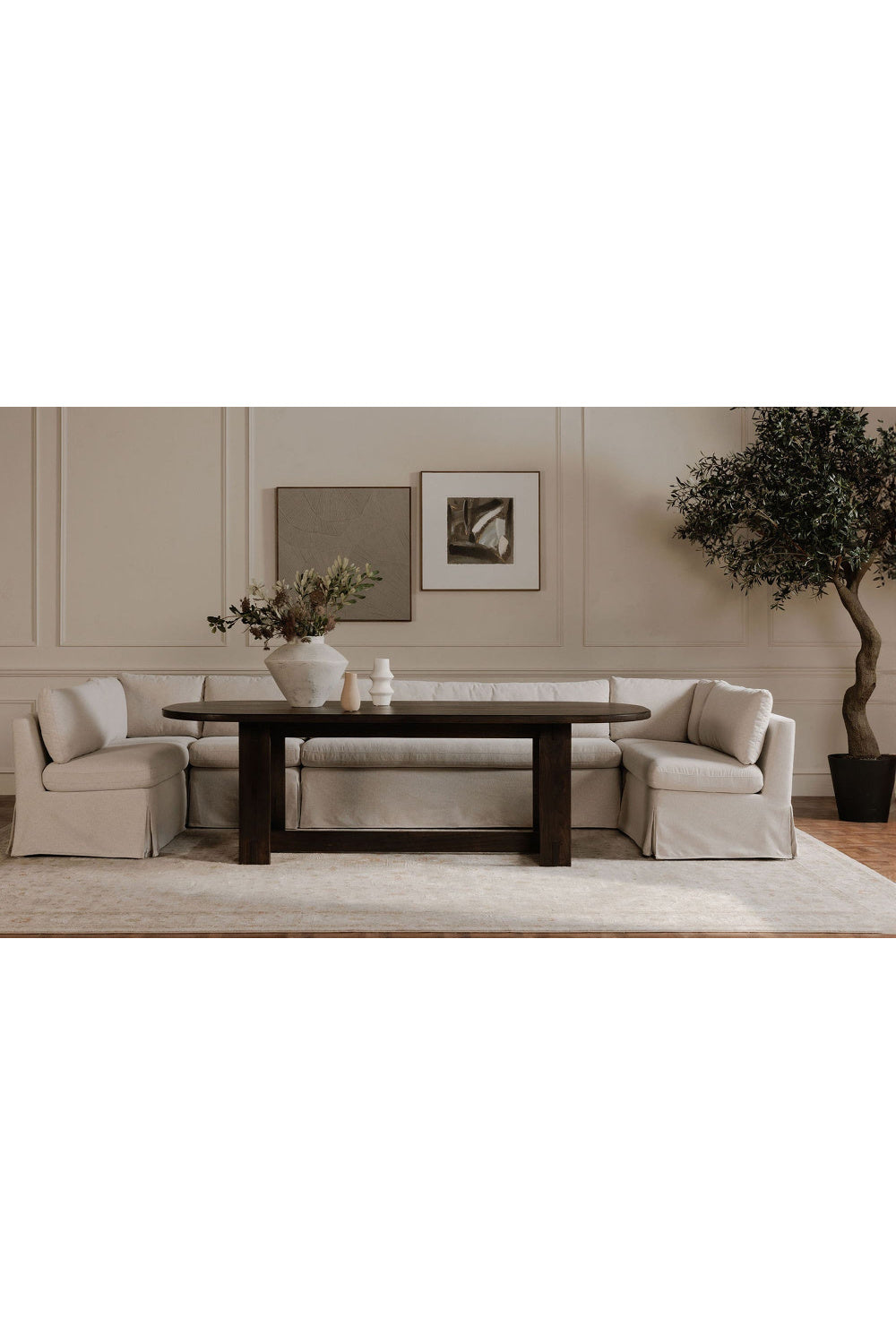   Modern European furniture - Solid Need Wood Dining Table - www.oroa.com | Oroa.com